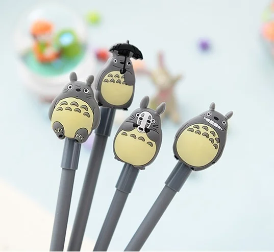 

Wholesale 0.5mm Kawaii Cute Cartoon Totoro Gel Pencils Pen Stationery for Children School Students Office Equipment Random Style