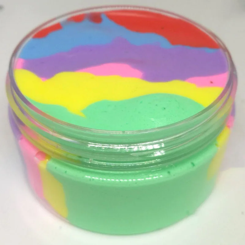 1 Piece Fruit Slime Fluffy Slime Multicolor Non-Sticky Slime Toy Stress Relief Toy 70ml for Birthday Gift Children/'s Day Gift