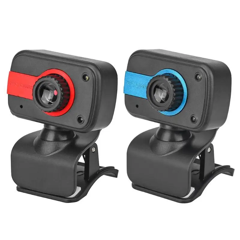 

A7250B Rotatable USB Webcam HD 480P PC Camera with Absorption Microphone MIC for Android TV Computer