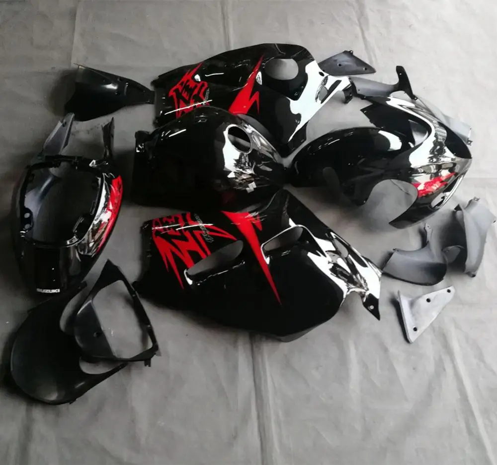 GSXR1300 97 07 обтекатель кузова Cowling крышка бака боковая панель крыло для Suzuki Hayabusa GSX1300R
