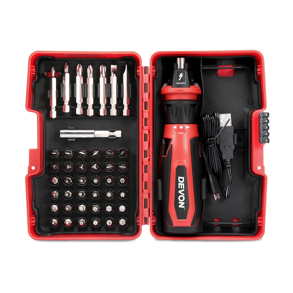 

Lithium-Ion Cordless Electric Screwdriver Bit Set Portable Hand Tool Multifunctional Tool Sets with Storage Case for Repairing