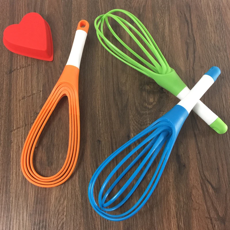 2 in 1 Egg Beaters Plastic Hand Egg Mixer Cooking Foamer Wisk Cook