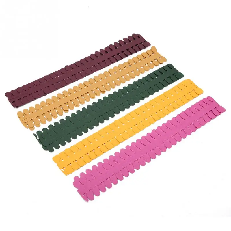 

5PCS Quilling Strips DIY Flower Design Colorful Paper Quilling (3 Color Random)