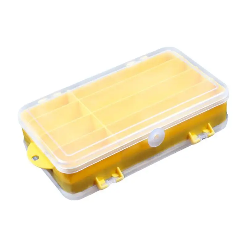 

Portable Fishing Tackle Box Double Side Waterproof Fly Fishing Box Plastic Fishing Lure Box Container Organizer Fishing Tool
