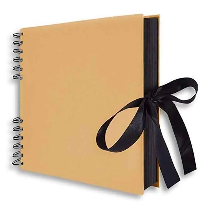 

DIY Scrapbook Photo Album Craft Paper Anniversary Wedding Guest Book Lovers Gifts Anniversary Travel Memory Book Accessory 1Pc