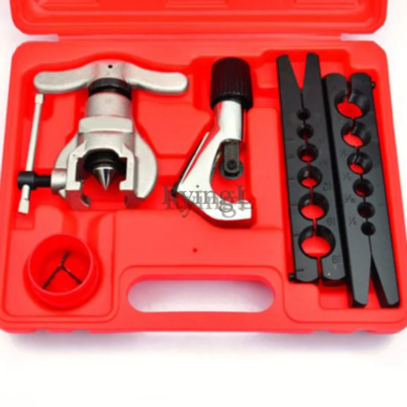 

G1 metric and inch tube expander kit air conditioner copper pipe pipe reamer tube flaring tool 6-19mm 1/4-3/4 inch