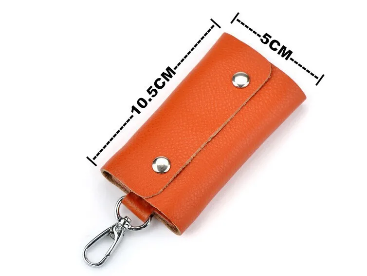 Потрясающие подарки держатель ключей Органайзер менеджер патент из воловьей кожи для ключей кошелек чехол автомобильный брелок для женщин мужчин бренд