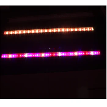 

Free shipping Waterproof LED grow light Bar strip with SMD3030 led chips 90 degree lens 3000K Red full spectrum plant light