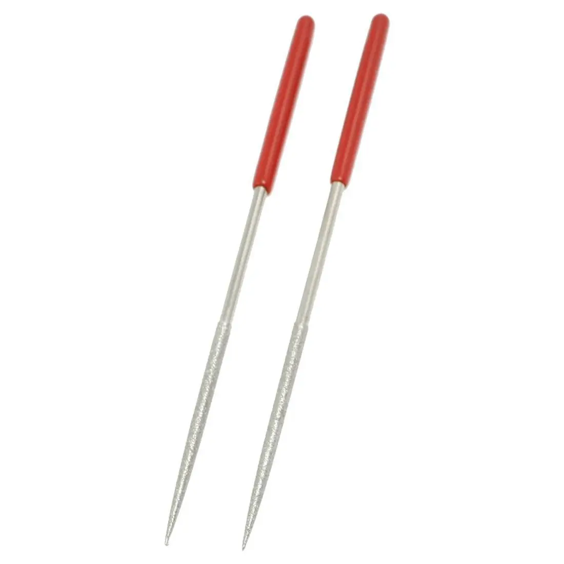 

HHO-Needle file set, 3 x 138 mm, for jewelers and gemstone sanders, red handle, 2 pieces