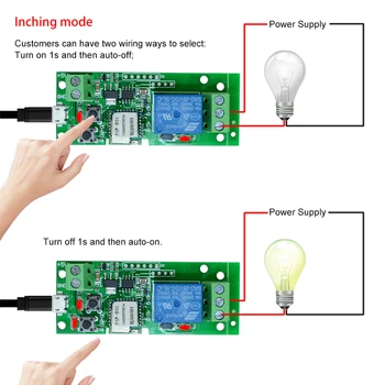 

2PCS eWeLink USB DC5V Wifi Switch Wireless Relay Module Smart Home Automation Modules Phone APP Remote Control Timer Switch