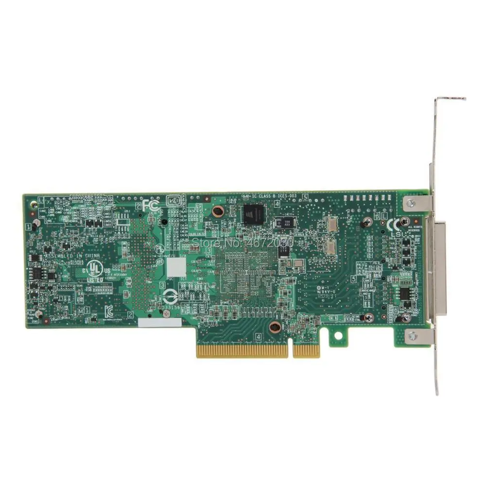 Broadcom Avago LSI MegaRAID 9285CV-8e SGL LSI00298 8 портов 1 ГБ кэш RAID0.1.5.6 SFF8088 6 ГБ PCI-E 2,0X8 карта контроллера