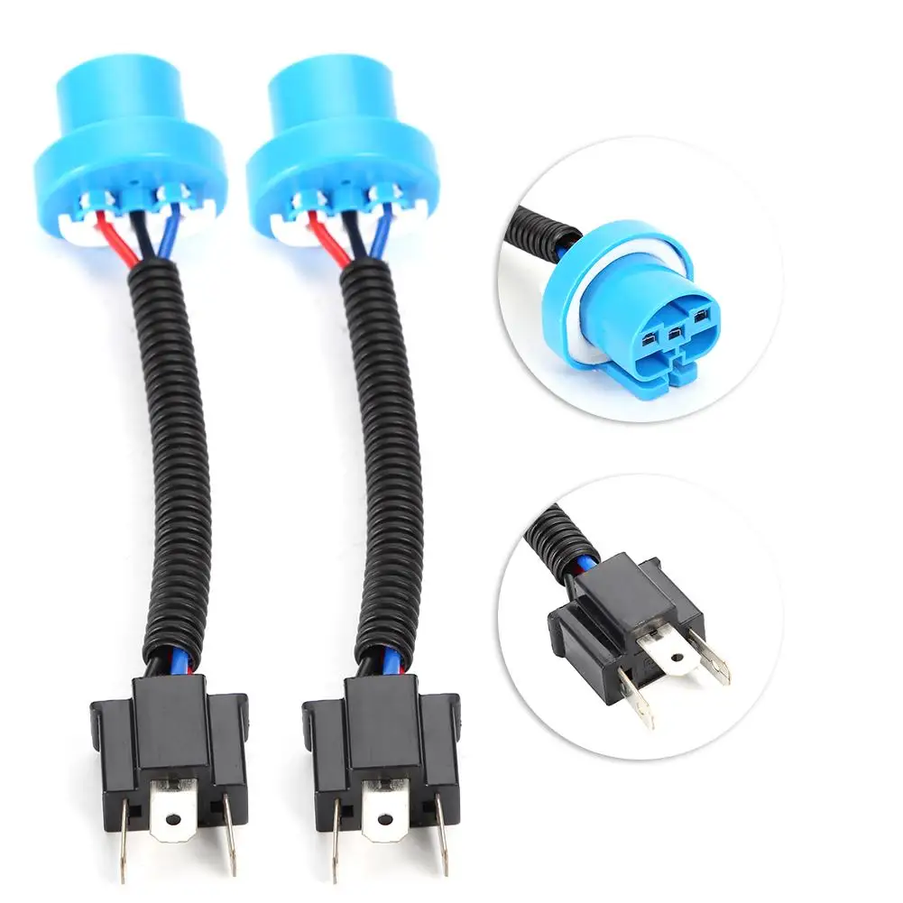 

Connector 1 Pc 9007 Male to H4 Female Plug Headlight Conversion Cable Wire Connector Adapter usb connector