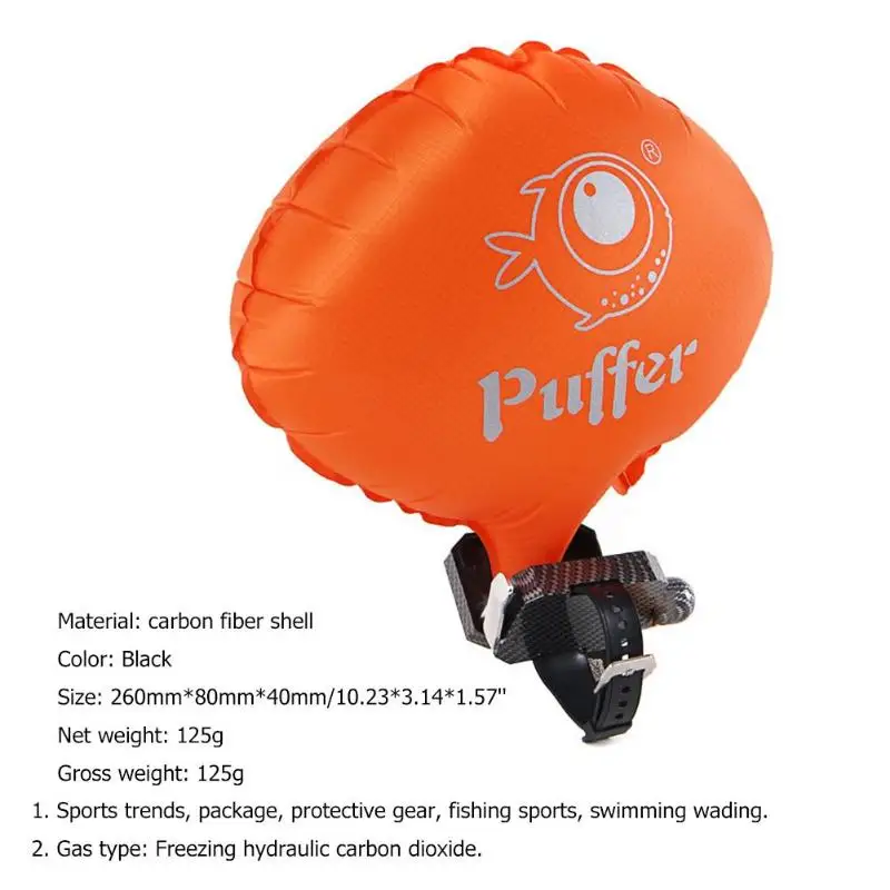 

Portable Lifesaving Bracelet Float Wristband with Cylinder Inflatable Bladder Outdoor Swim Surf Self Rescue Water Safety Product