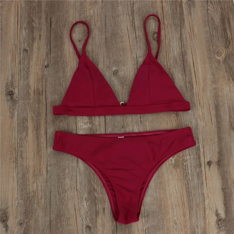 

Mid Waist Women Swimwear High Cut Bikini Set For Female Two Piece Swimsuit Women Bandage String Bathing Suit Lady Brazil Bikini