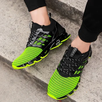 

2019 hot sale men sneakers super cool breathable running shoes summer outdoor sport training male Jogging Walking blade Shoes