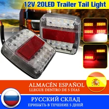 2X12 в 26 светодиодный задний светильник, сигнал поворота, задний тормозной светильник, номерной знак для автомобиля, грузовика, прицепа, каравана, UTE Campers ATV E-mark