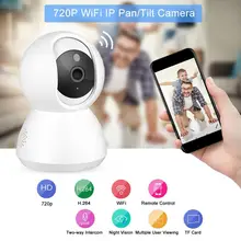 720 P Wi-Fi IP безопасности панорамирование/наклон камера беспроводной пожилых домашних животных офис монитор младенца 100-240 В распродажа