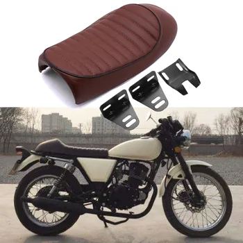 

Motorcycle Cafe Racer Seat Vintage Saddle Cushion CB CL SR XJ GS GN KZ models CG125 SR400 SR500 TU250 GT550 GT750 GS500 XJ600