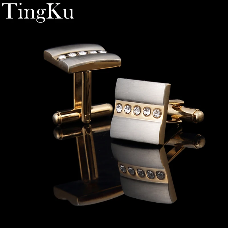 

High Quality Shirt Personalized Cufflinks for Mens Square Cufflinks Set Silver Wedding Cuff Links Buttons Womens Luxury Jewelry
