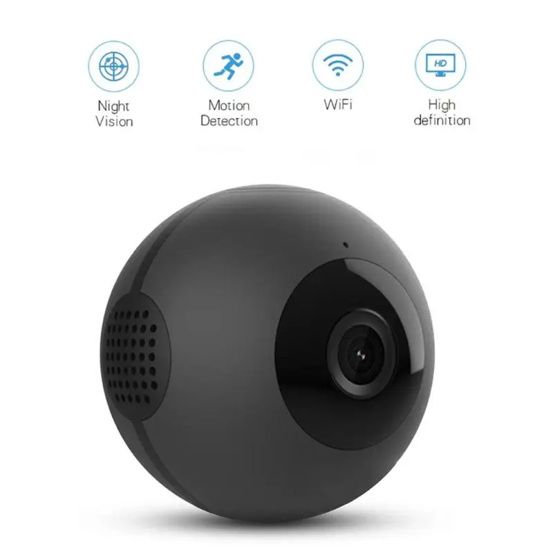 C8 мини Камера Wi Fi IP IR Ночное видение 720 P регистрация движения P2P видеокамеры