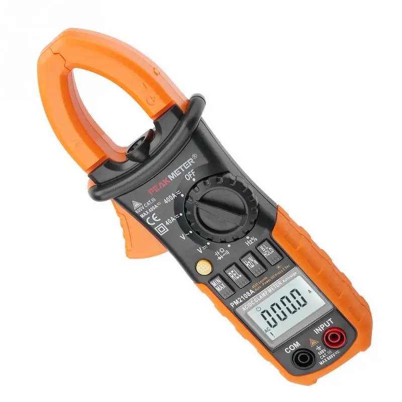 Цифровой тестер PEAKMETER PM2108A ручной измеритель напряжения сопротивления емкости