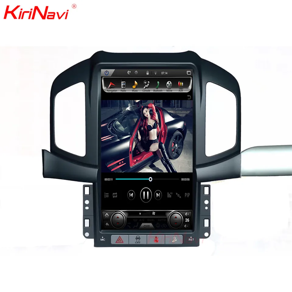 

KiriNavi 13.6" Screen Android 7.0 For Chevrolet Captiva Car DVD Radio Audio GPS Navigation Monitor Multimedia Play