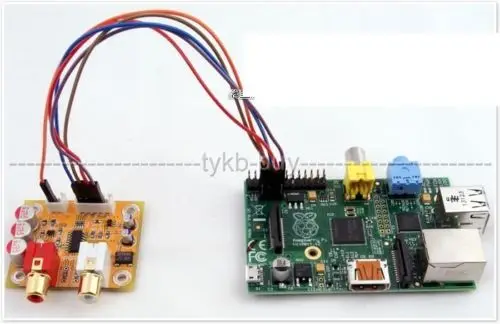 

Audiophonics DAC Sabre ES9023 I2S vers Analogique 24bit/192KHZ for Raspberry PI B+ B board