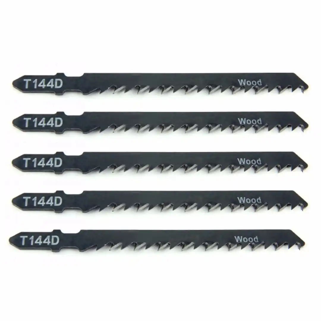 Dwz 5pcs New T144d Jigsaw Blades Wood Cutter For Bosch Dewalt
