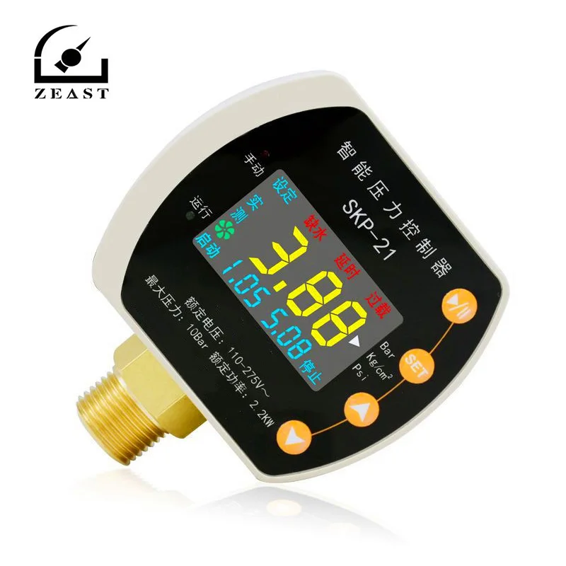 

SKP-21 Water Pump Pressure Controller Automatic Intelligent LCD Display Adjustable Pressure Switch