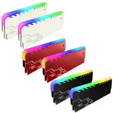 Красочный RGB светильник памяти ram кулер радиатор охлаждения жилет радиатор для DIY ПК настольный компьютер