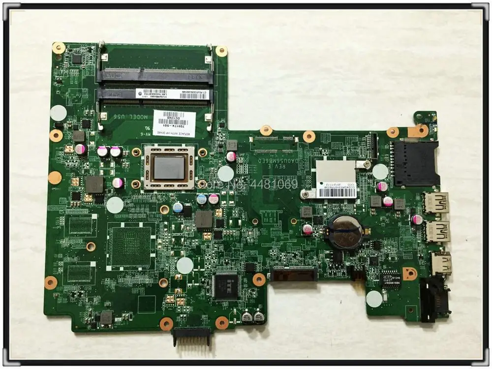 Материнская плата DA0U56MB6E1 для ноутбуков HP Pavilion 15-B DDR3 DA0U56MB6E0 709174-501 709174-001 15-B120US