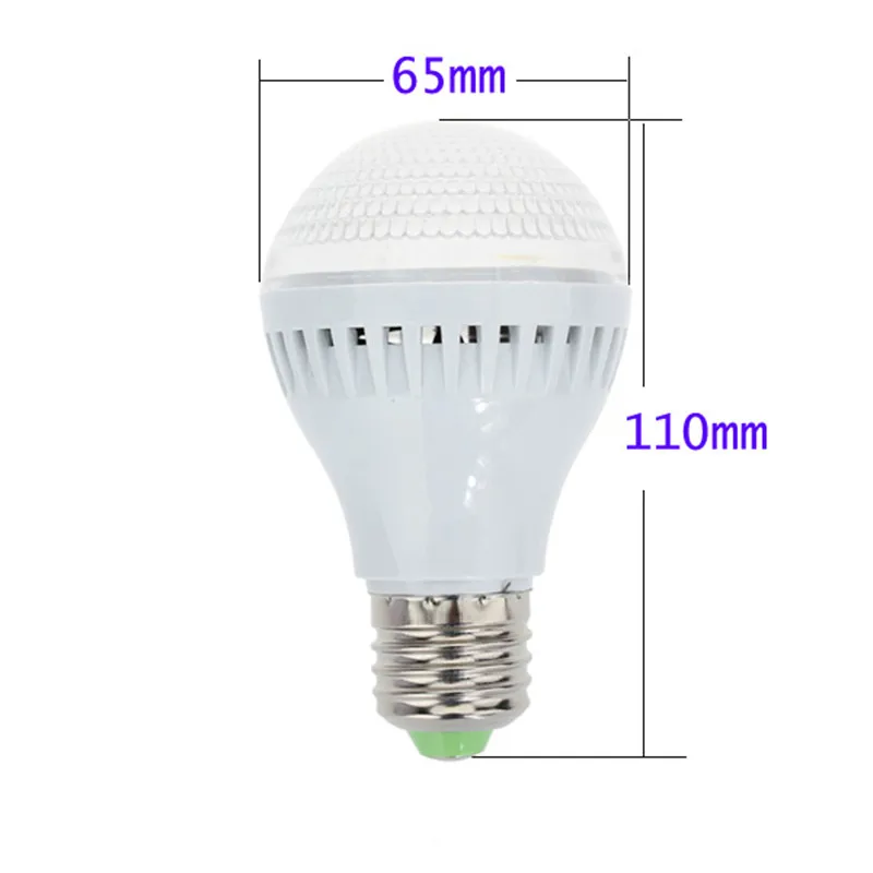 CLAITE E27 светодиодный лампы энергосберегающие 5 W белый 18 SMD 3528 Глобус света AC 220 V