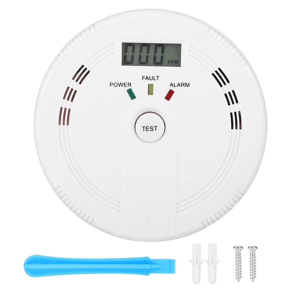 

LCD Display Carbon Monoxide Gas Detector Alarm CO Smoke Leakage Warning Sensor 2019