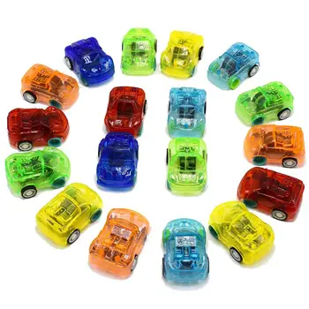 

10Pcs/Set Mini Transparent Candy Color Pull Back Cars Kids Toys Awards