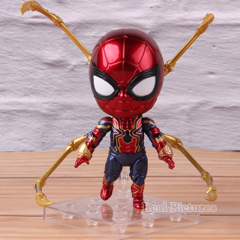 

Nendoroid Iron Spider Man Model Toy Marvel Avengers PVC Collectible Action Figure Infinity War Q Version Spider-man