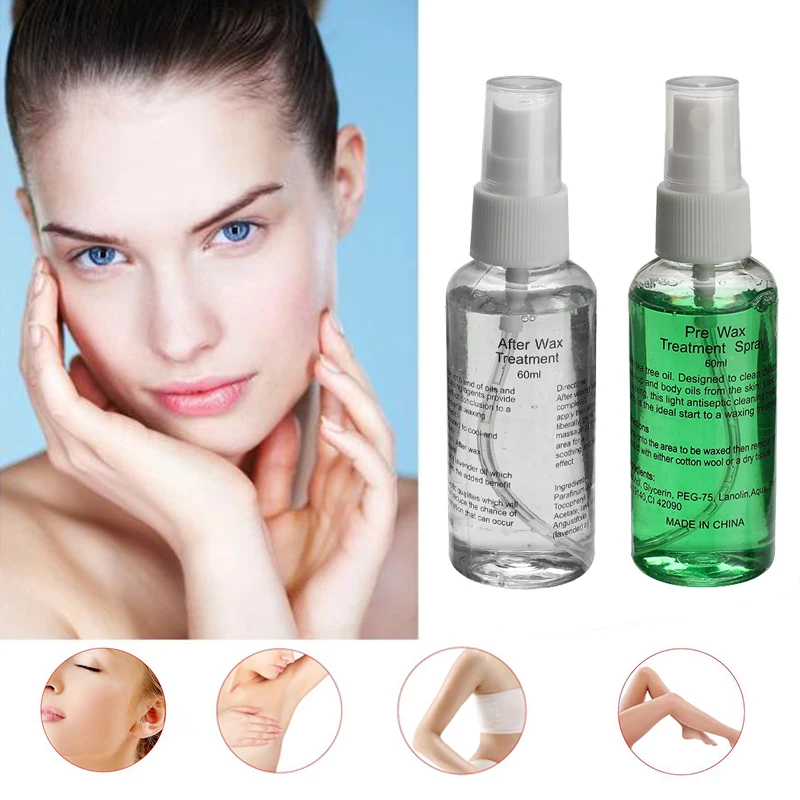 1bottle Smooth Body Hair Removal Spray Pre After Wax Treatment