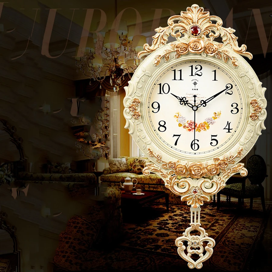 

Kitchen Large Wall Clock Living Room Quartz Decoration Silent Big Home Clocks Modern Design Mechanism Watches Saat Oclock 30B001