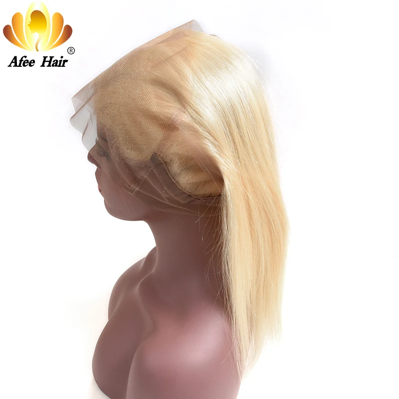 AliAfee Hair #613 цвет бразильские Прямые предварительно выщипанные 360 светлые