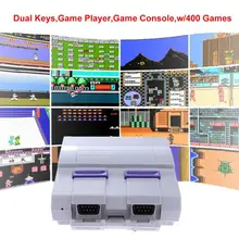Ретро Классическая видеоигра консоль двойной ключ Ручной игровой плеер семья ТВ для NES Встроенный 400 игр с HDMI кабель игровой консоли