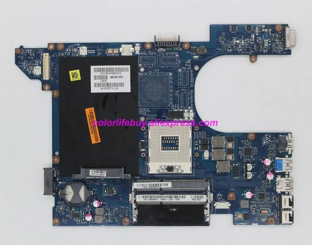 

Genuine N35X3 0N35X3 CN-0N35X3 QCL00 LA-8241P HM77 Laptop Motherboard Mainboard for Dell Inspiron 15R 5520 Notebook PC