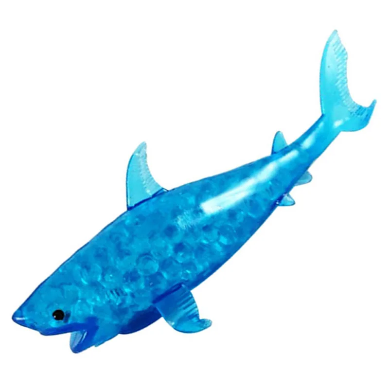 

Soft Squishy Squeeze Beads Ball Shark Toy Stress Relieve Autism Special Need releasing stresses toys