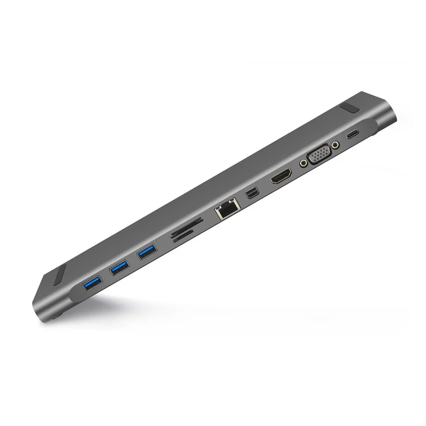 Лучшие предложения ULT BEST док станция с разъемом 10 в 1 3 USB Type C поддержка аудио 5 мм 4K x