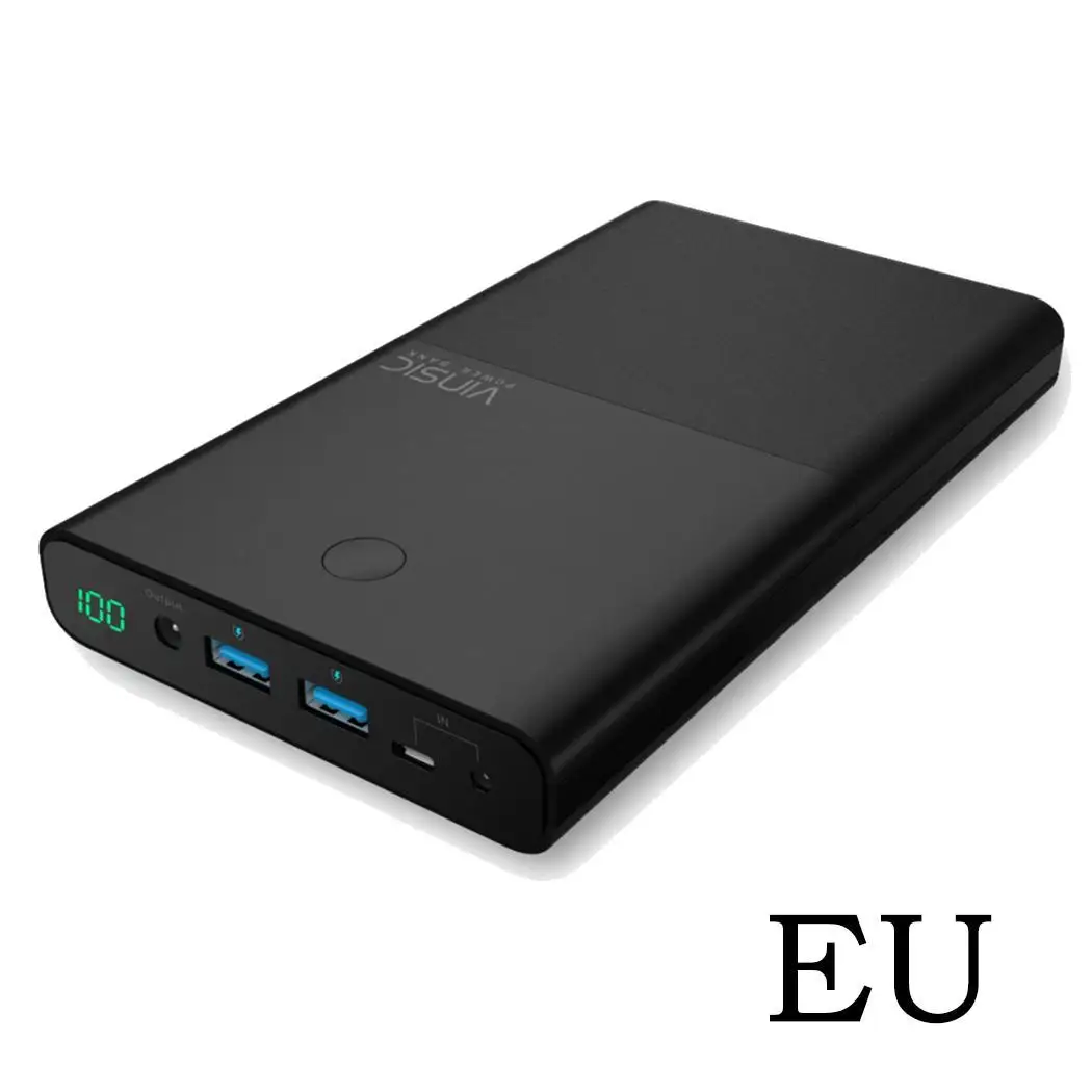 

130000mAh Power Bank Dual USB External Light weight, compact size Battery Charger for General Laptops Notebooks