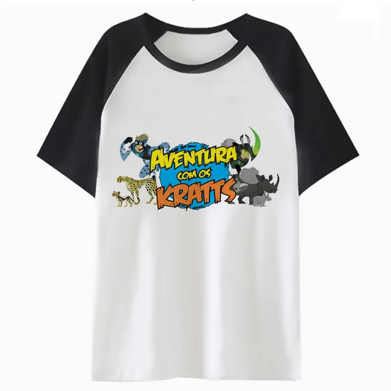 

wild kratts t shirt t-shirt clothing for top harajuku tee men hop funny tshirt male streetwear hip I4463