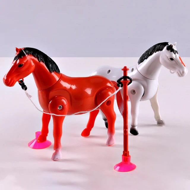 Plastic Electric Horse Around Pile Circle Toy Action Figure Toys Electric Plastic Cartoon Horse Toys Around Pile Circle Toys 2