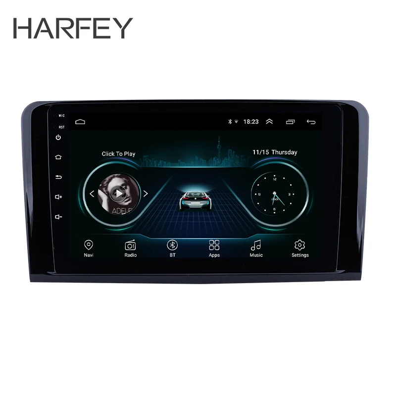 

Harfey 9 Inch Android 8.1 for Mercedes Benz ML CLASS 2005-2012 Capacitive Touch Screen Radio Bluetooth GPS Navigation system