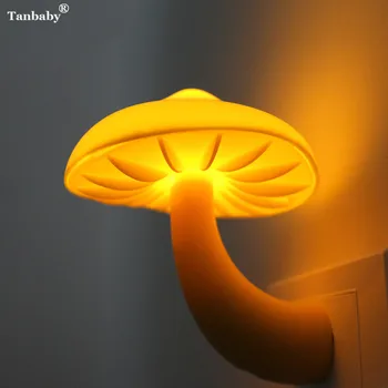 

EU US Mini Cartoon Shape Night Led Lamp energy saving Light Children Gift for Kids baby Bedroom Mushroom Duck Night light
