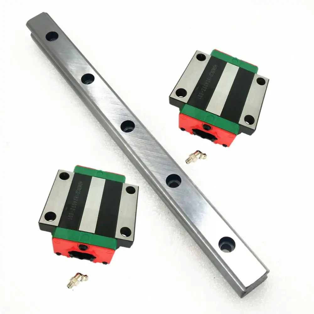 

HGR15 linear rail 750mm 2pc and lm guide block HGH15CA / HGW15CC 4pc