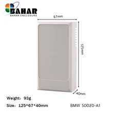 10 шт/пластиковая электронная проектная коробка для электроники проект Электронный пластиковый ящик пластиковый корпус проектные коробки 125*67*40 мм