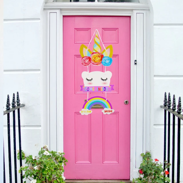 Unicorn party hanging decorations